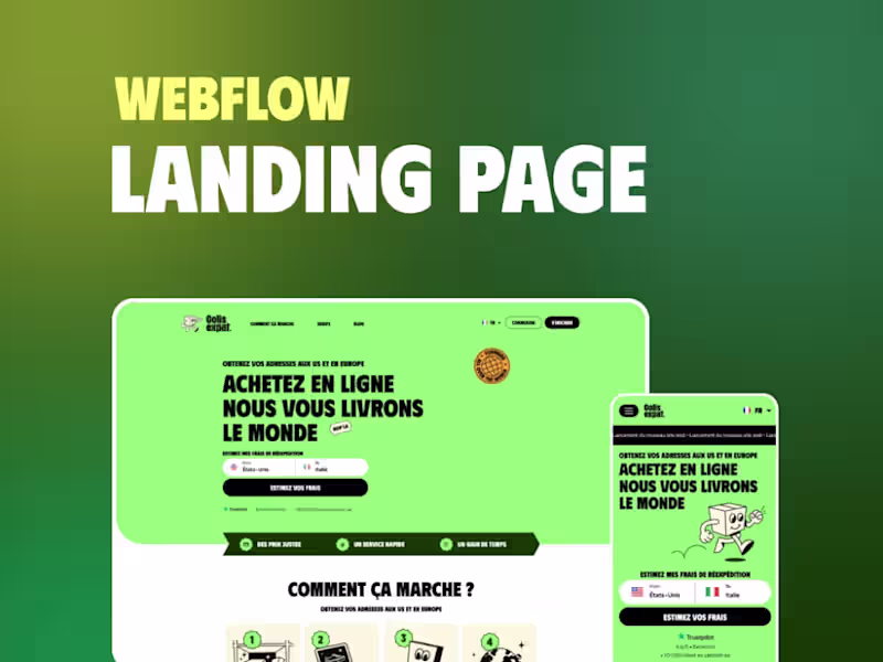 Cover image for Build High-Converting Webflow Landing Pages