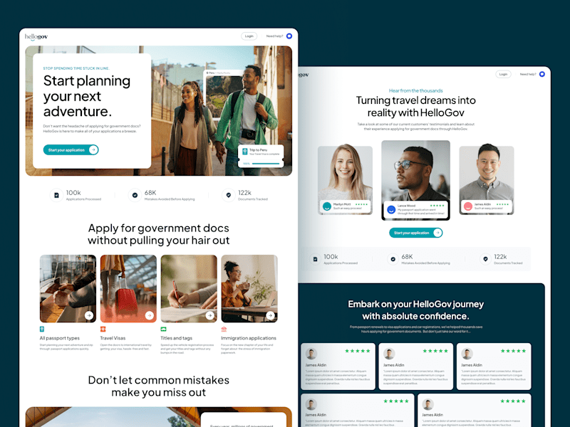 Cover image for Hellogov Web Design