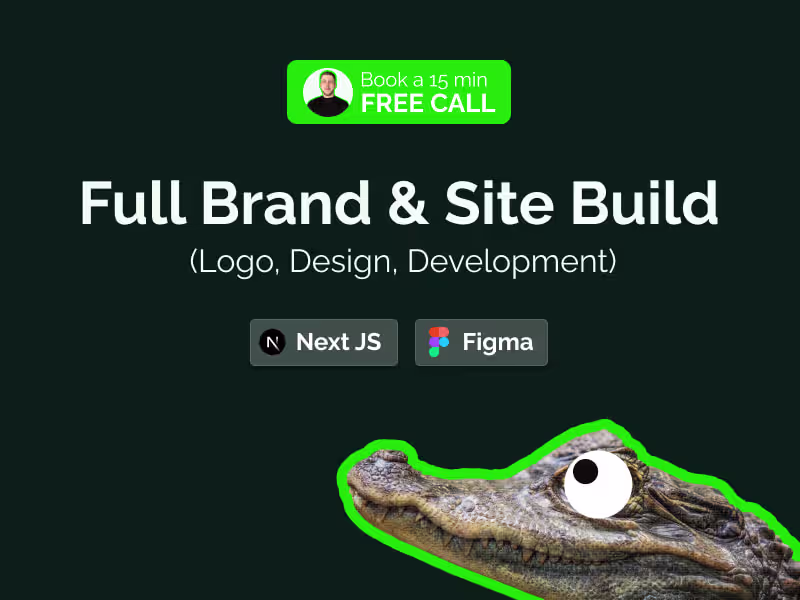 Cover image for Full Brand & Website Build (Design + Development)