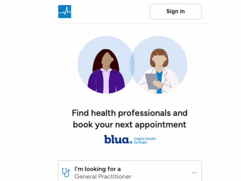 Cover image for Bupa Blua | Responsive Web Application for Healthcare