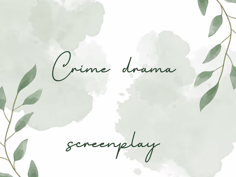 Cover image for Crime drama-pilot 