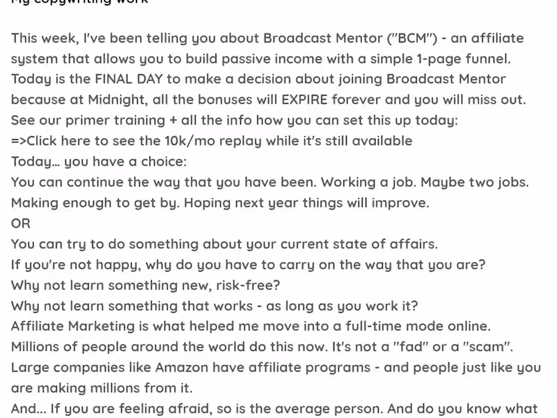 Cover image for  copywriter,crafting words that matter 