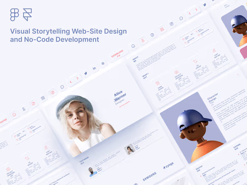 Cover image for Dynamic Website Designs with Visual Storytelling Methods