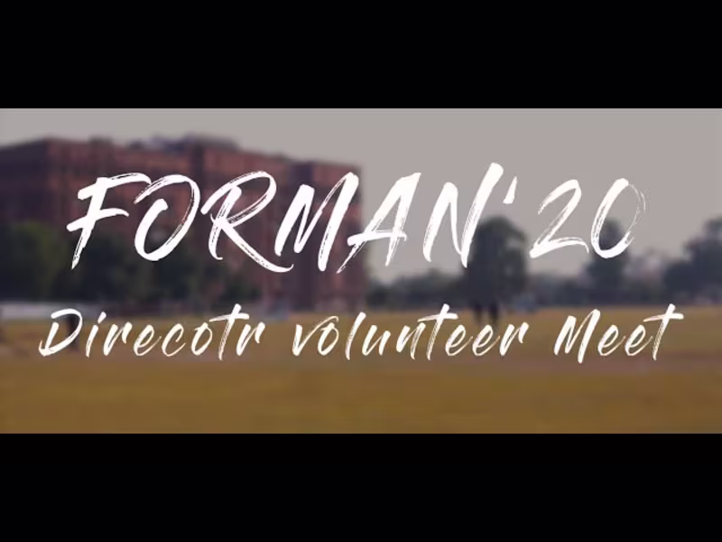 Cover image for FORMUN'20