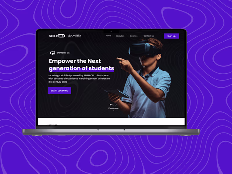 Cover image for Skill e Labs - Landing page Redesign