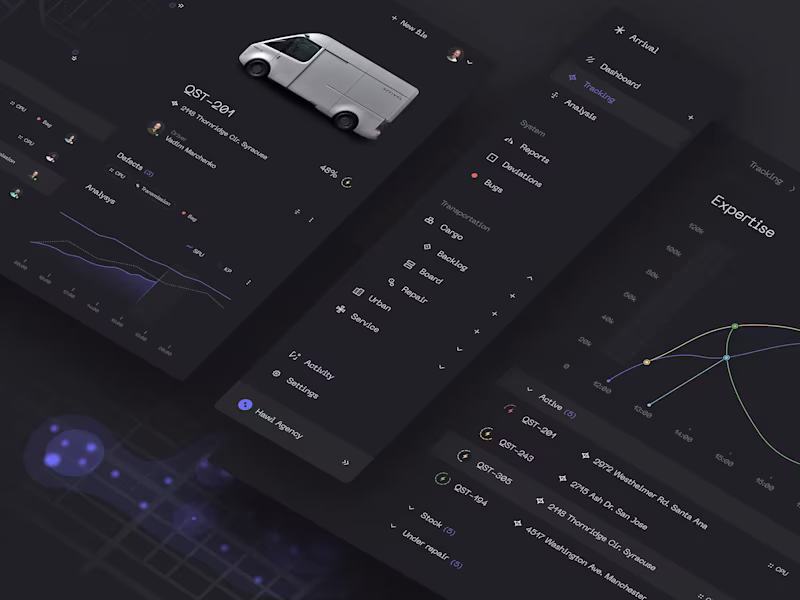 Cover image for Arrival Dashboard Design
