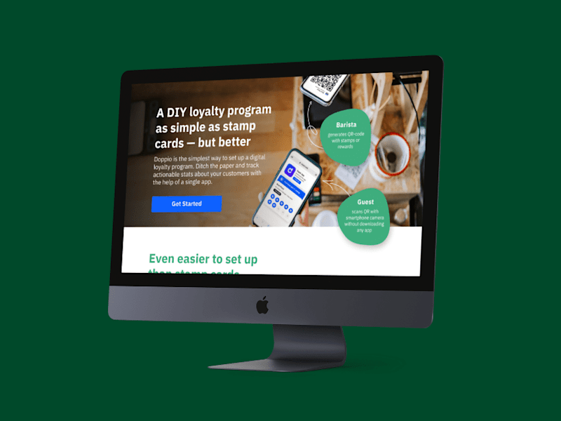 Cover image for Mobile Loyalty card for your coffee shop | Doppio app