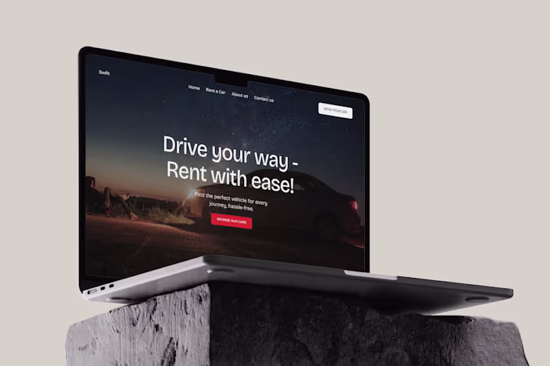 Cover image for Swift - Car Rental Website Design (Concept)