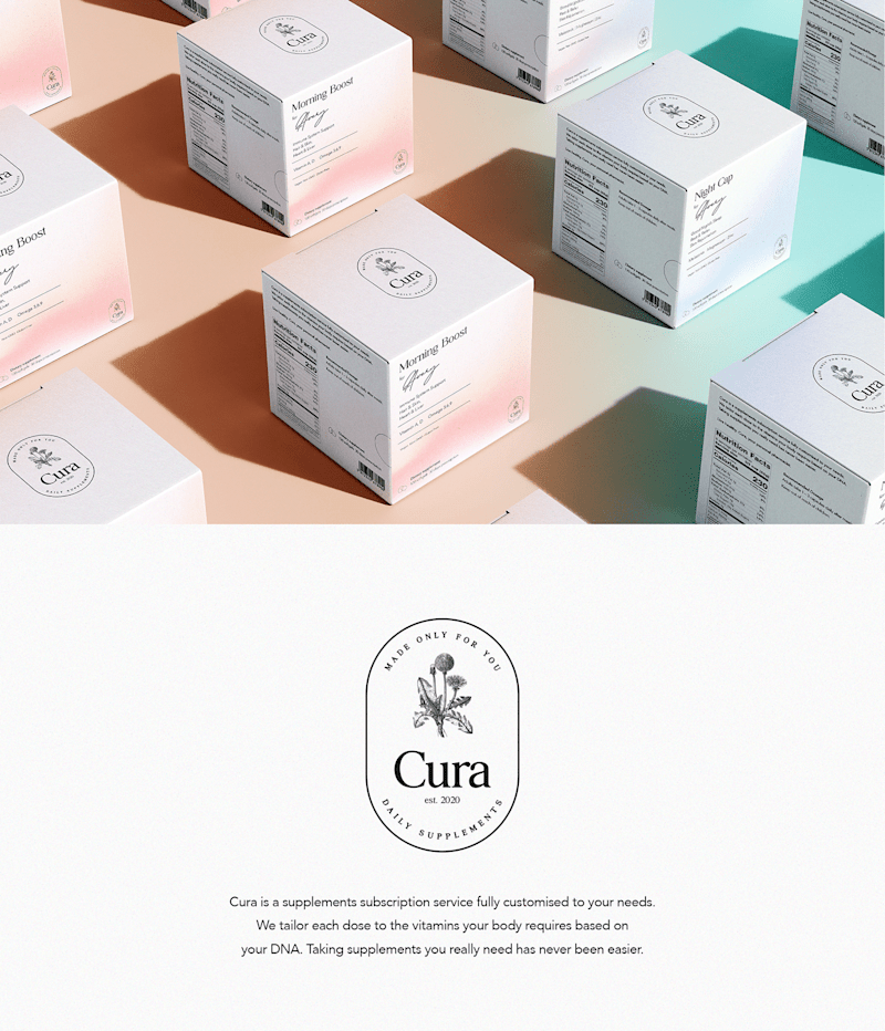 Cover image for Cura - Your Daily Supplement Subscription