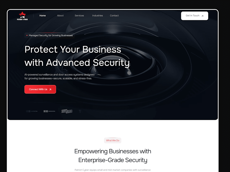 Cover image for Patriot Cyber Website
