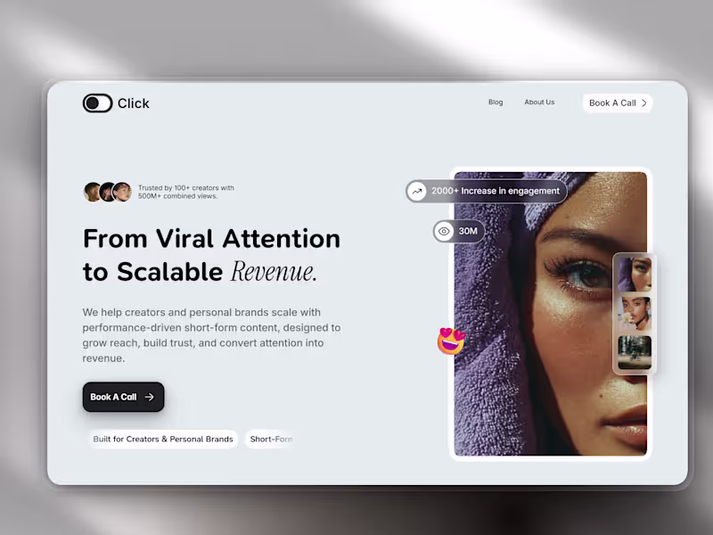 Cover image for ClickViral Website Design and Development