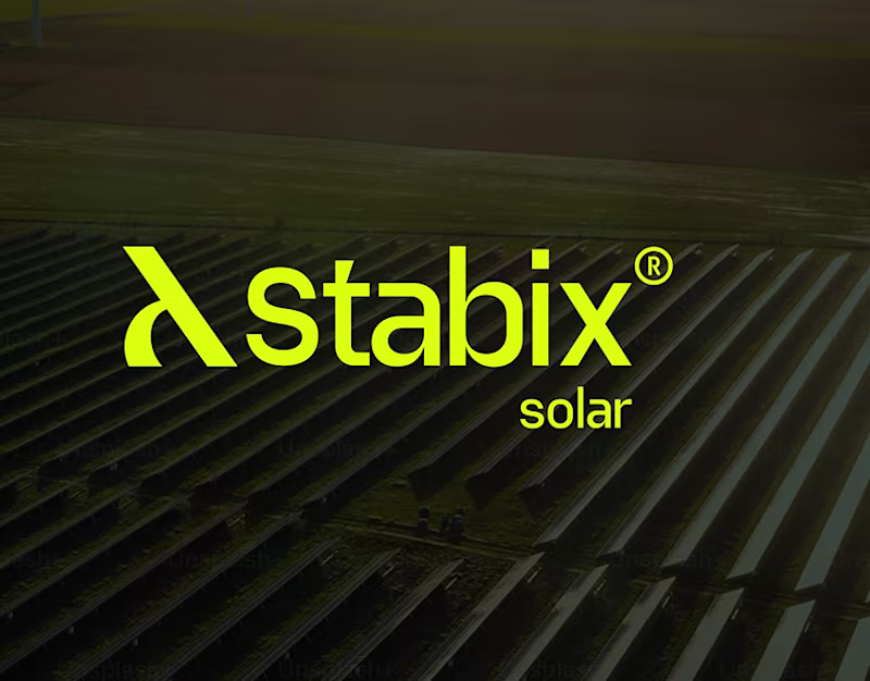 Cover image for Stabix solar energy Logo design and brand identity