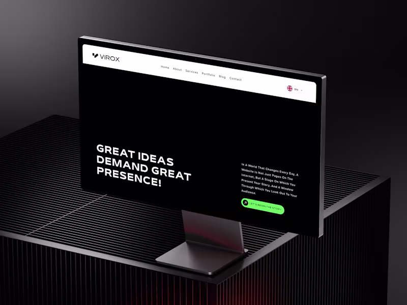 Cover image for Virox Website