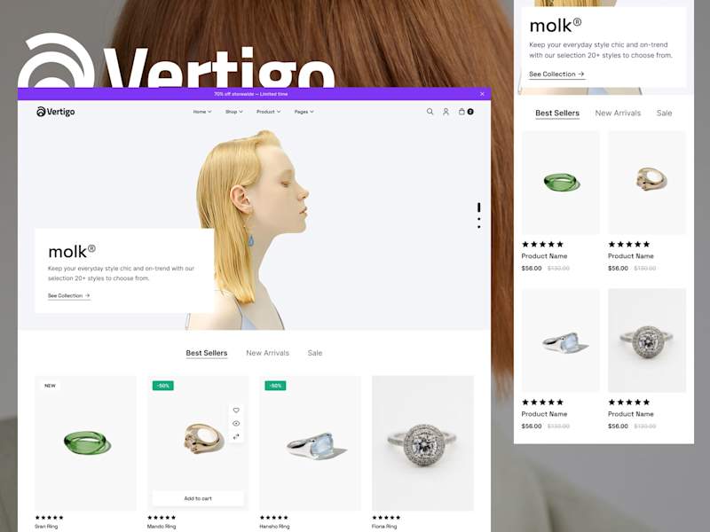 Cover image for Vertigo - Accessory E-commerce