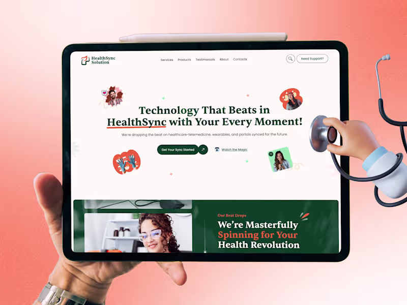 Cover image for Health Tech & Telemedicine Website Design & Development