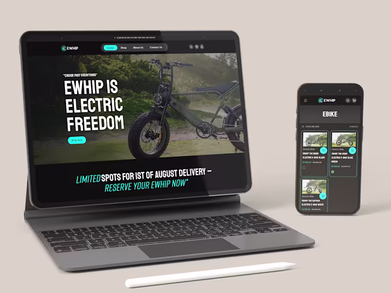 Cover image for Shopify & Wordpress Website Design