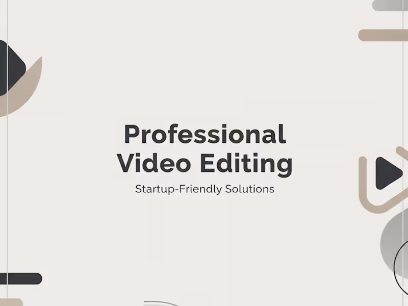 Cover image for Clean & Professional Video Editing for Social Media & Brands