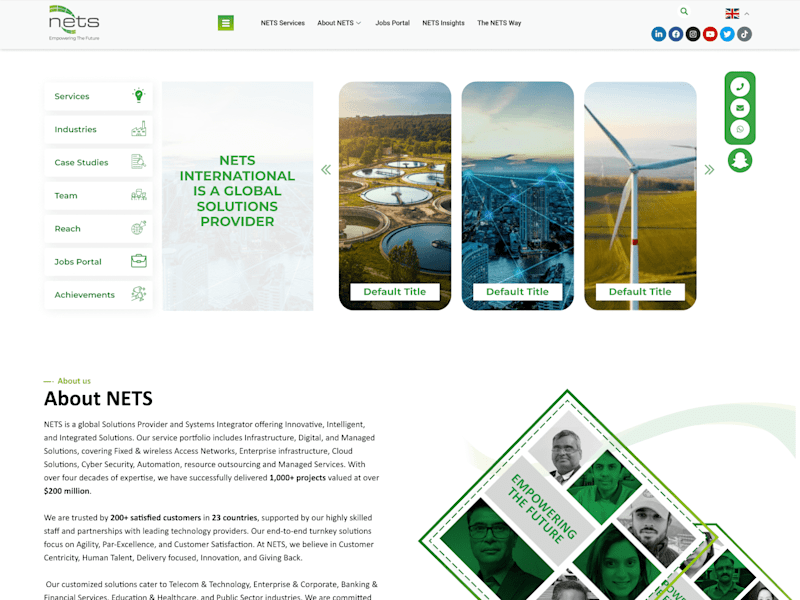 Cover image for NETS Website Redesign