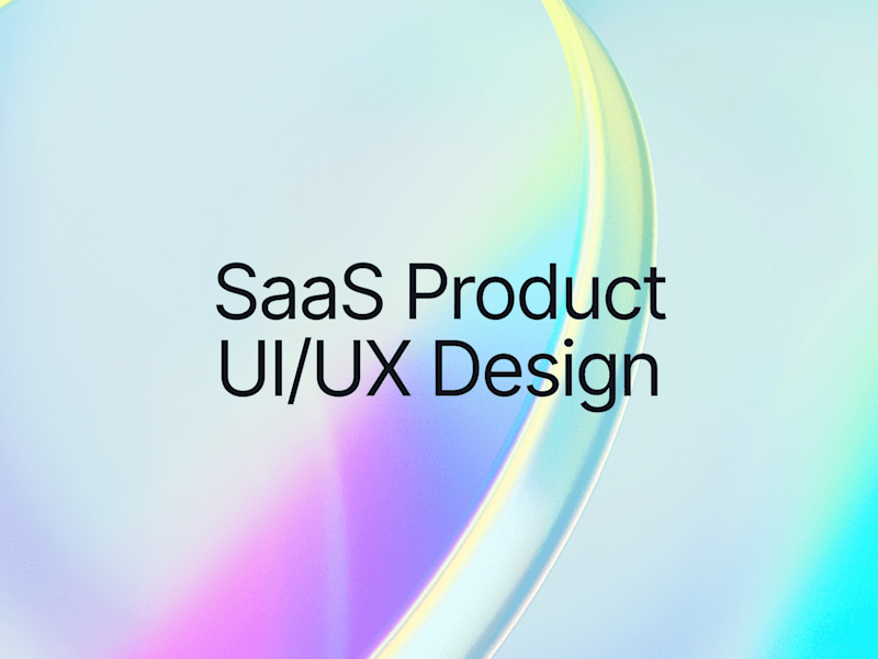 Cover image for SaaS Product UI/UX Design