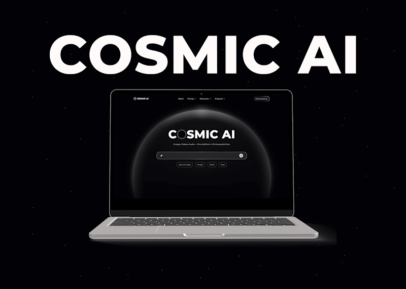 Cover image for Cosmic AI: UI/UX Case Study Of A Multimodal AI Platform