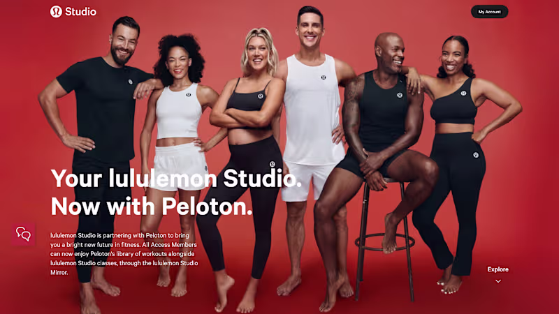 Cover image for Lululemon Studio E-commerce Development