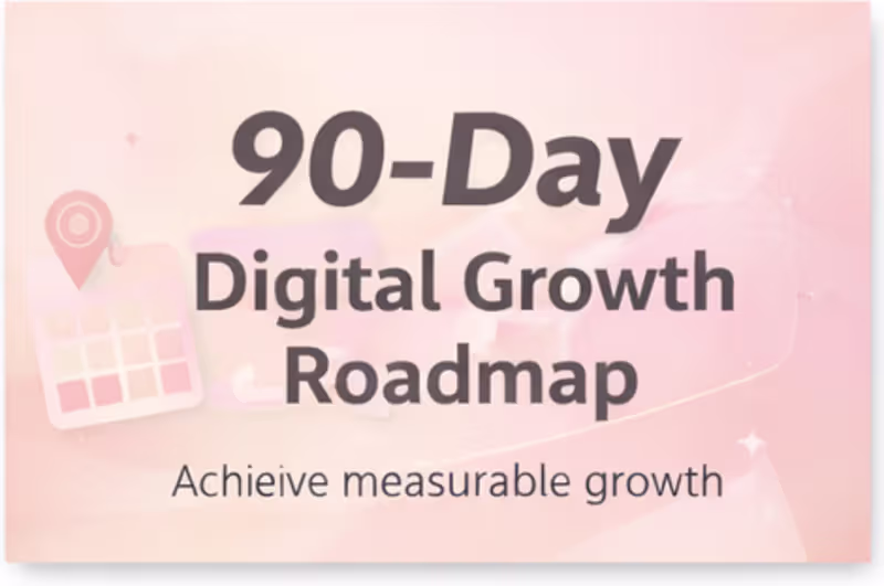 Cover image for 3-Month Digital Growth Roadmap
