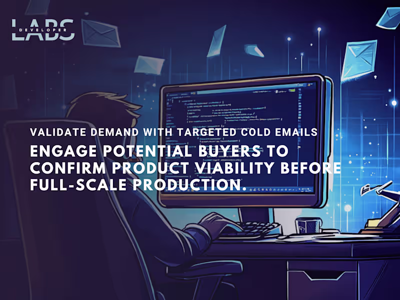 Cover image for Validate Market Demand by Shadow Testing w/ Targeted Cold Emails