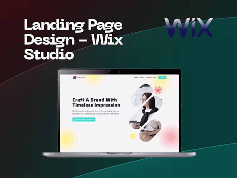 Cover image for Landing Page Design – Wix Studio