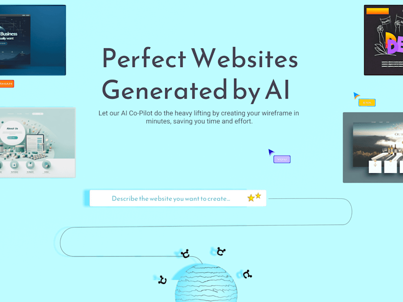 Cover image for Hero Section for AI website