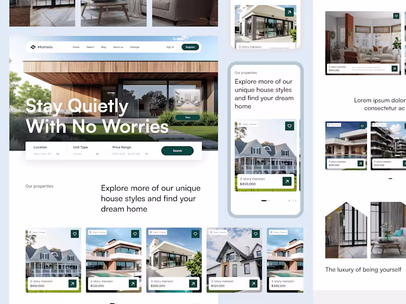 Cover image for Landing Page Montenlo