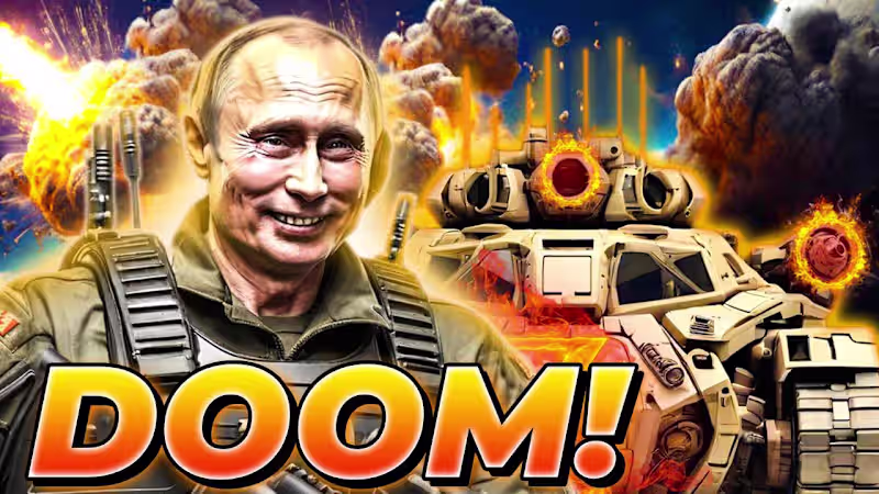 Cover image for Putin-Just-Unveiled-Russia-Secret-Weapon - Thumbnail Design