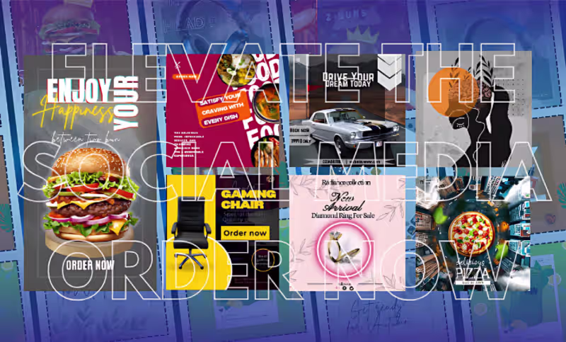 Cover image for Service provider of social media design and content.