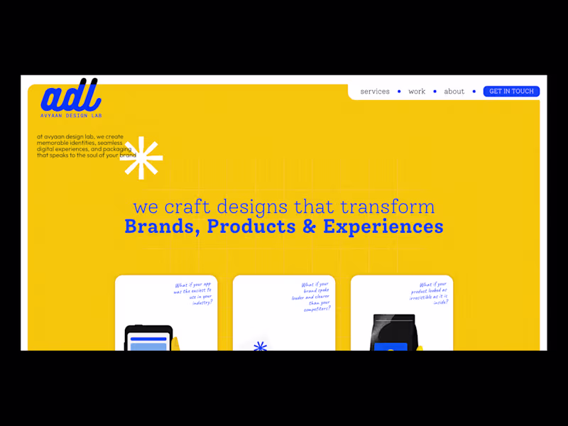 Cover image for Framer Website Development for Avyaan Design Lab