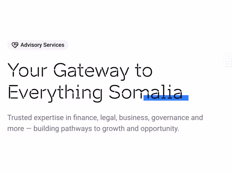 Cover image for Consulting agency's web re-design