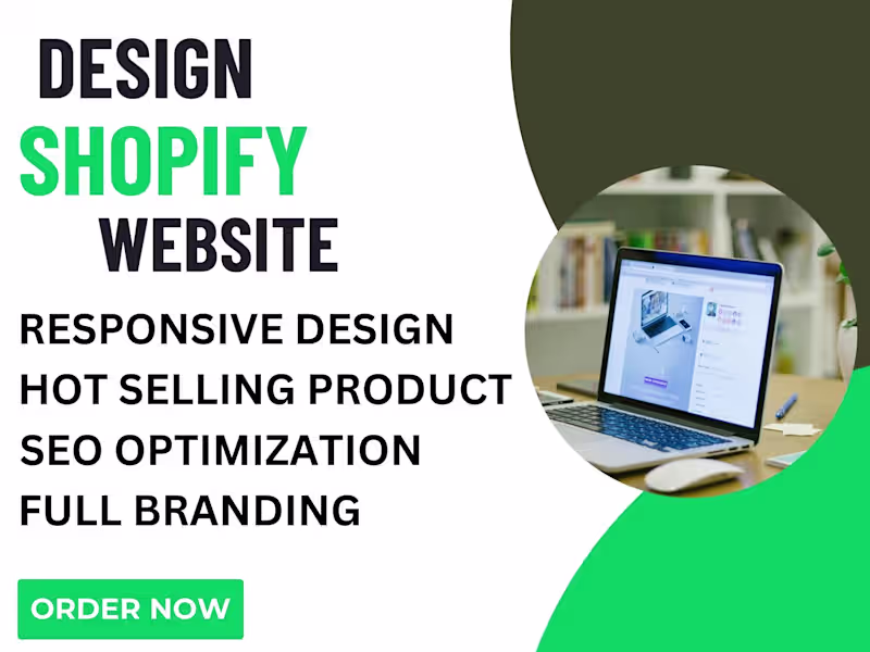 Cover image for Shopify Website Design, Shopify Website Redesign, Shopify SEO