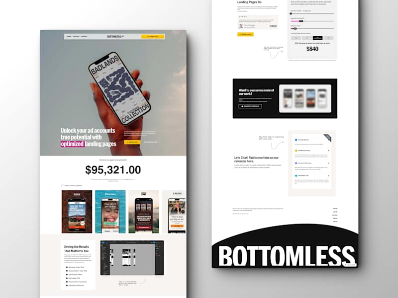 Cover image for Figma to Framer Bottomless website