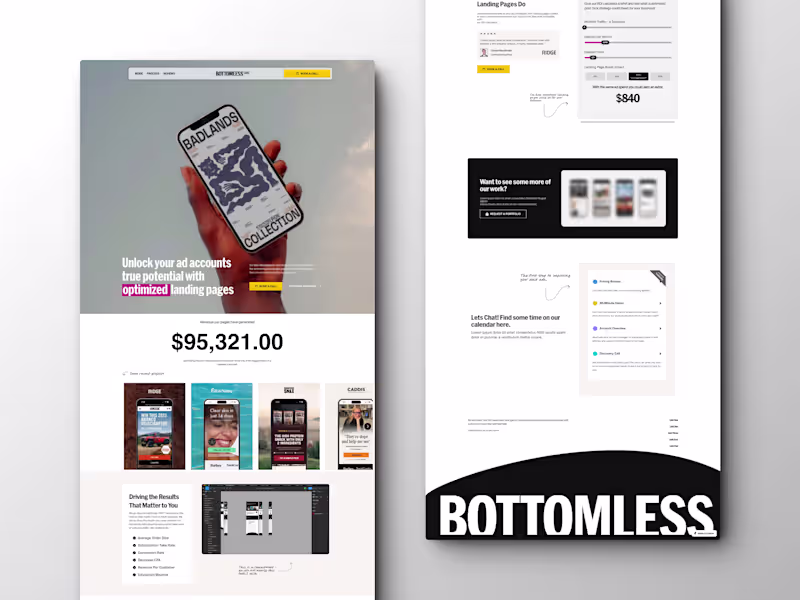 Cover image for Figma to Framer Bottomless website