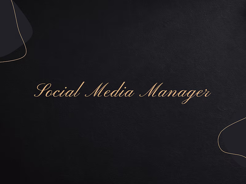 Cover image for Social Media Management
