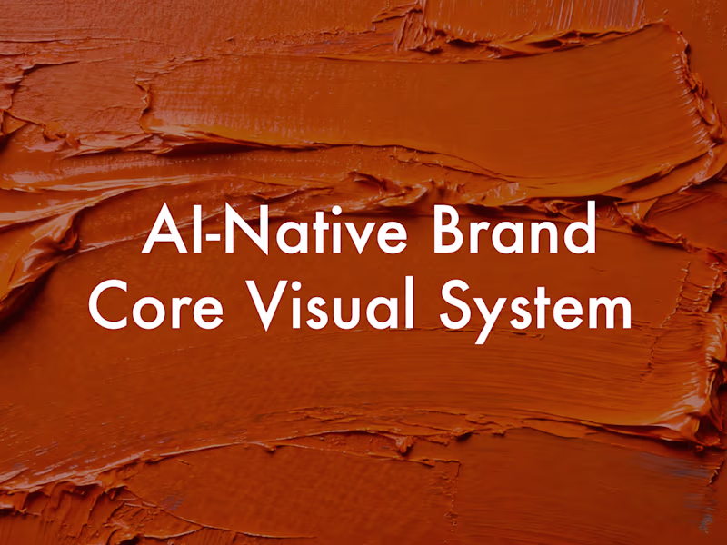 Cover image for AI-Native Brand Core Visual System