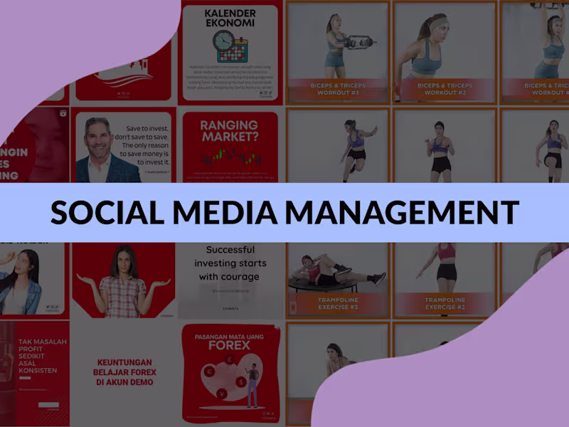 Cover image for Social Media Management & Content Creation