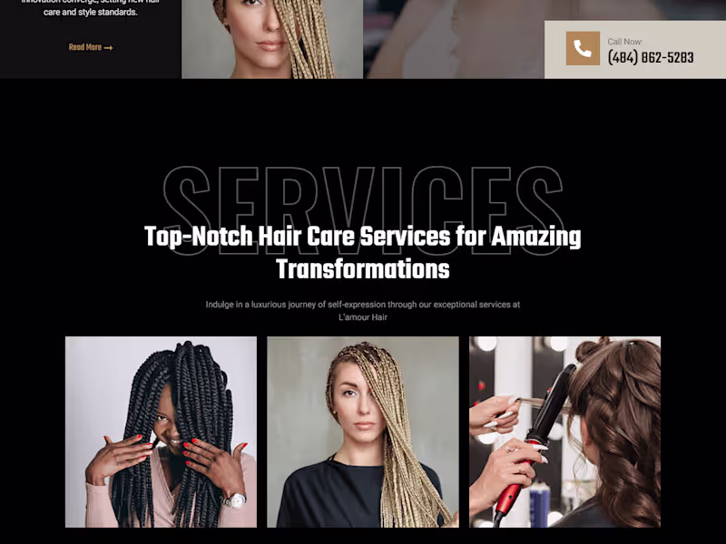 Cover image for Lamour Hair
