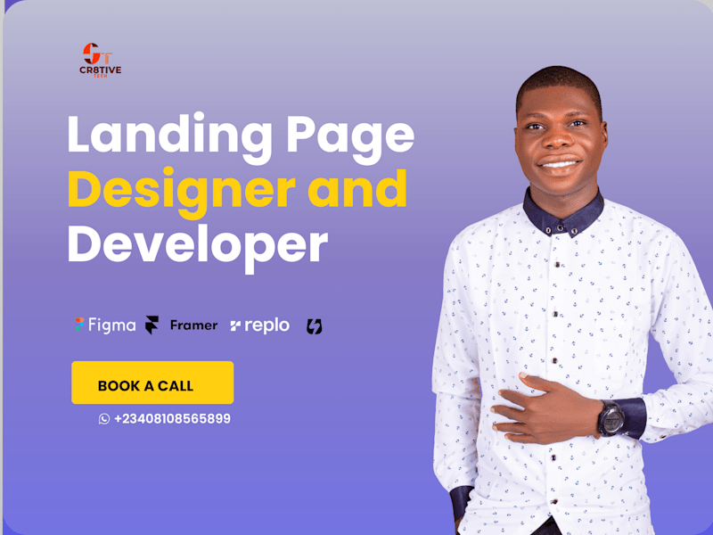Cover image for Landing Page design and development 