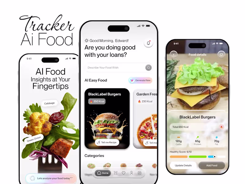 Cover image for AI FOOD TRACKER
