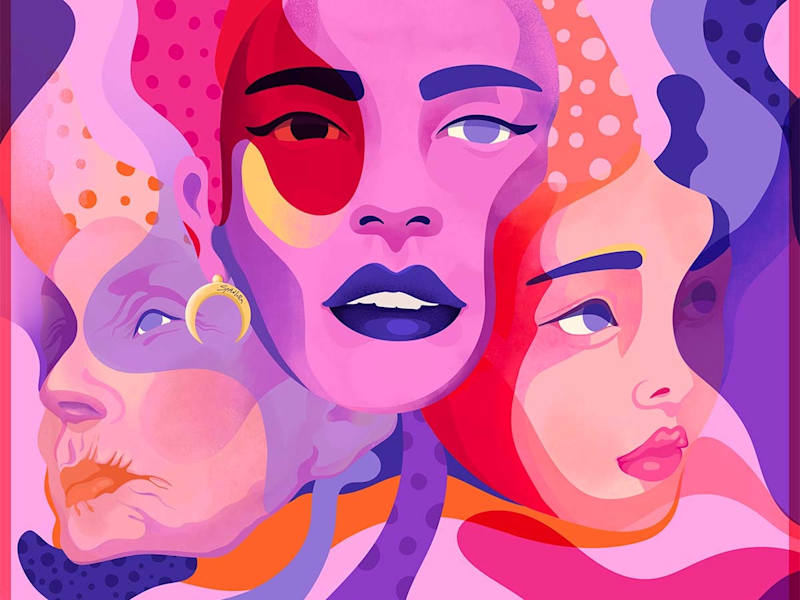 Cover image for Illustration for silk scarf