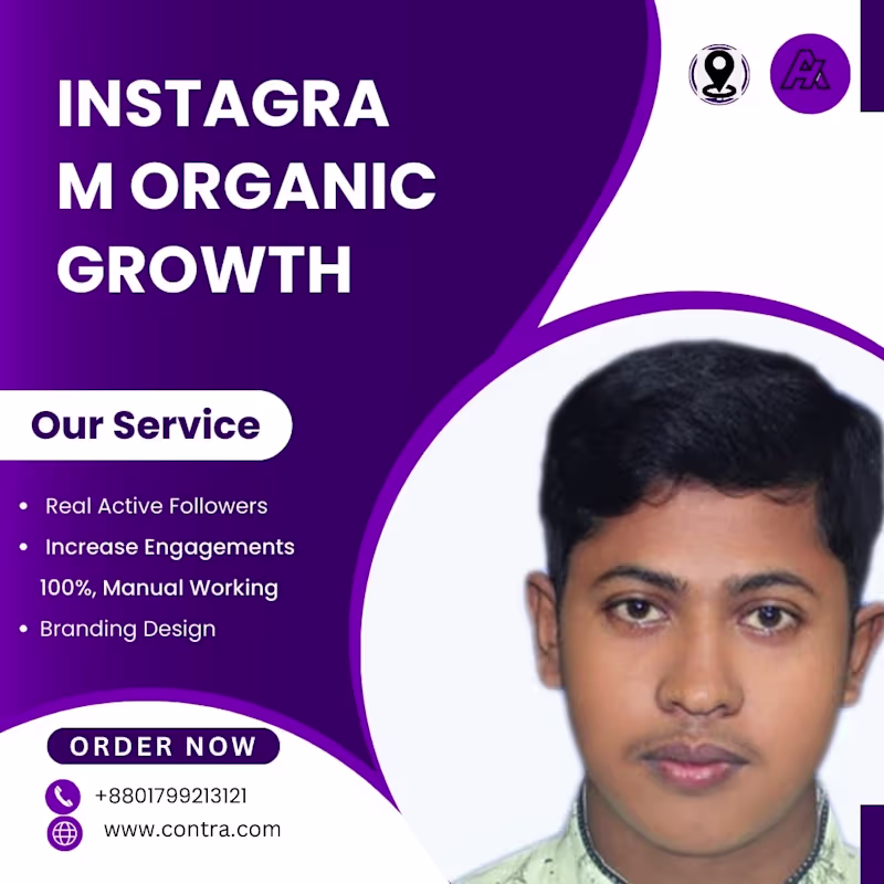 Cover image for I will be your Instagram marketing manager and promote your page