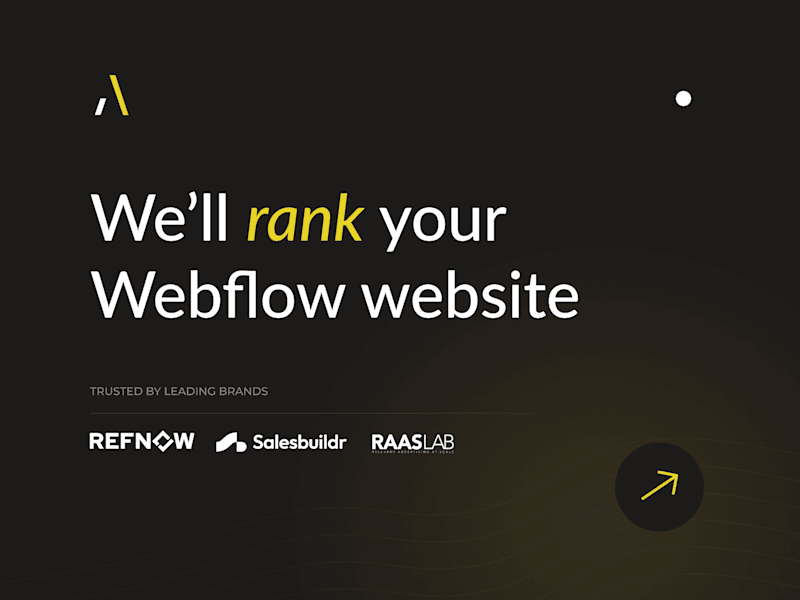 Cover image for We'll rank your Webflow website (SEO Optimisation)