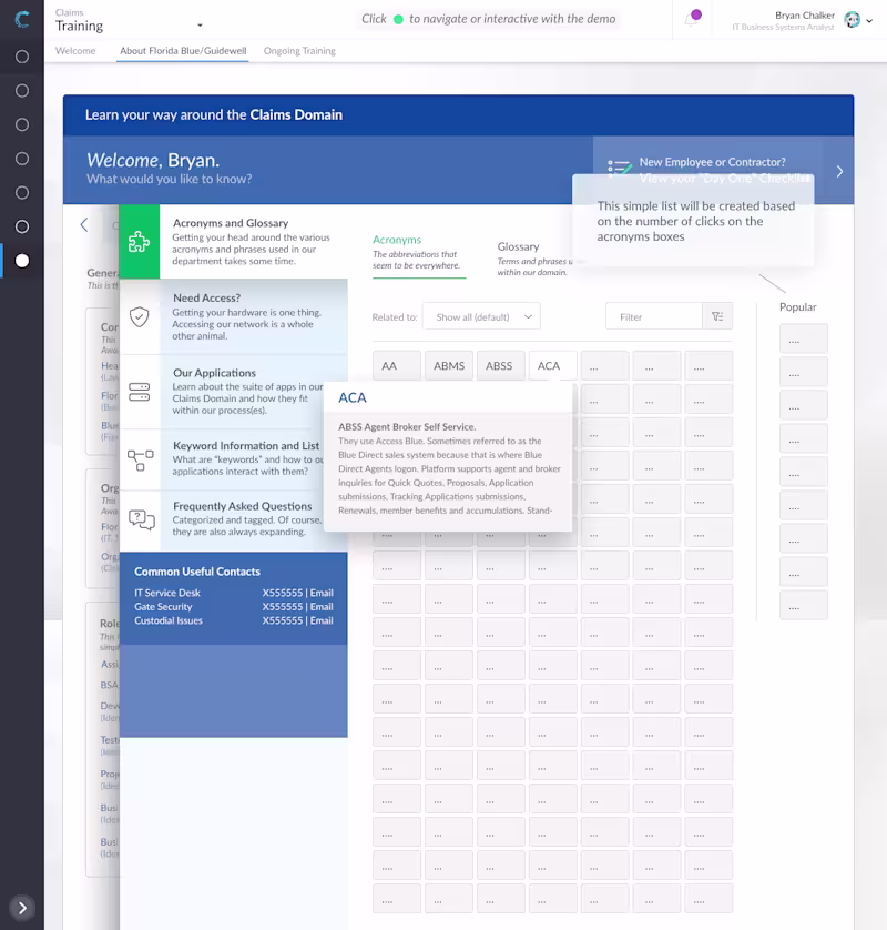 Cover image for Online documentation for enterprise projects and employees