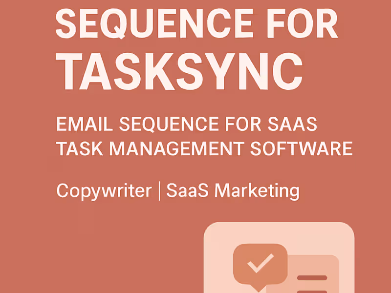 Cover image for TaskSync Trial Conversion Email Sequence