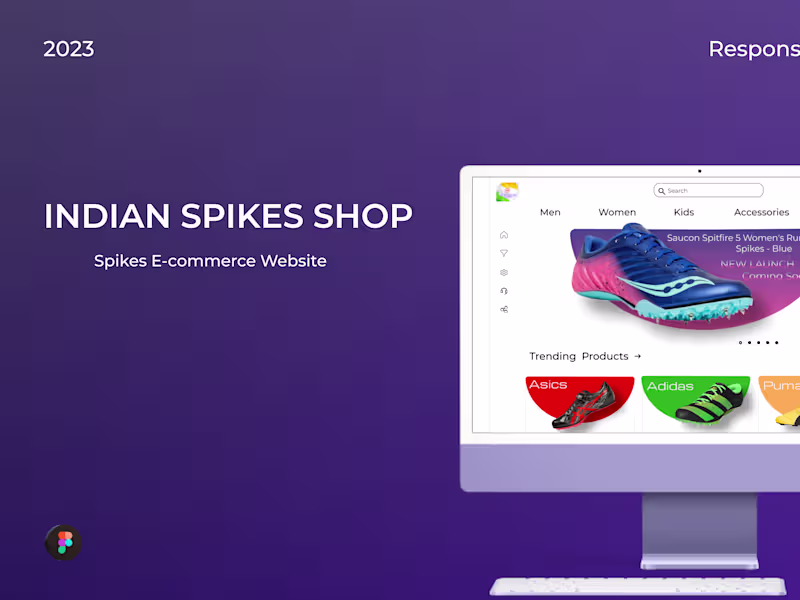 Cover image for Indian Spikes Shop E-commerce Website | UI Design | Behance