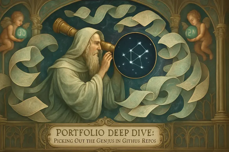 Cover image for Portfolio Deep Dive: Picking Out the Genius in GitHub Repos